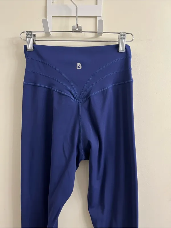 Buff Bunny Legacy Crossover Leggings Blue Medium - Image 4