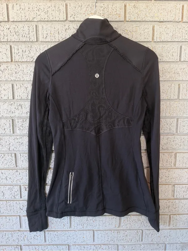 Lululemon Star Runner Long-Sleeve Black Half-Zip Athletic Top - Image 13