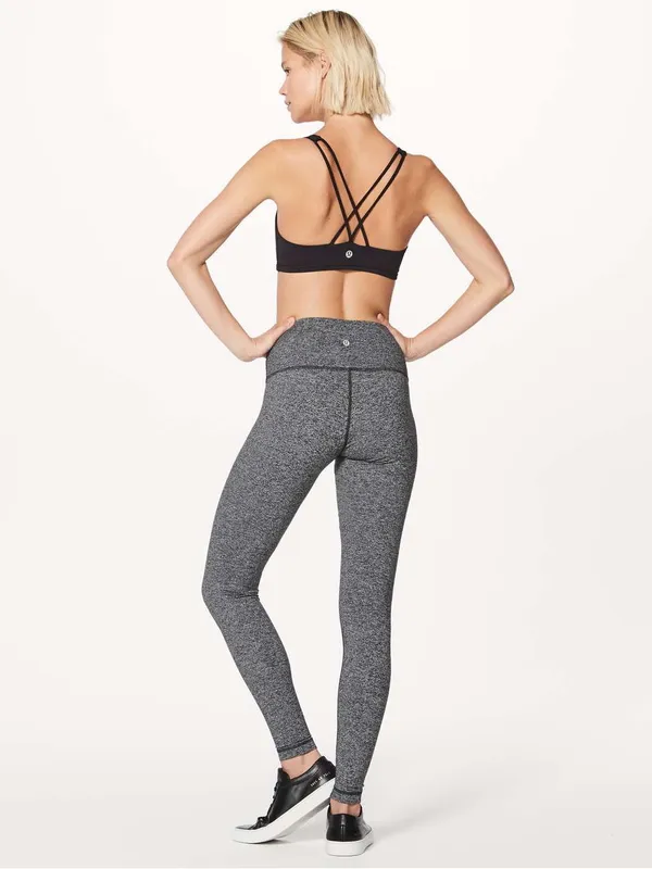 Lululemon Wunder Under Hi-Rise Tight 28 Heathered Black Luon 10 - Image 2