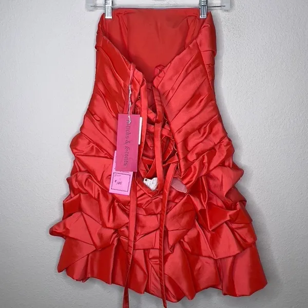 Vintage Mori Lee Strapless Formal Dress nwt - Image 5