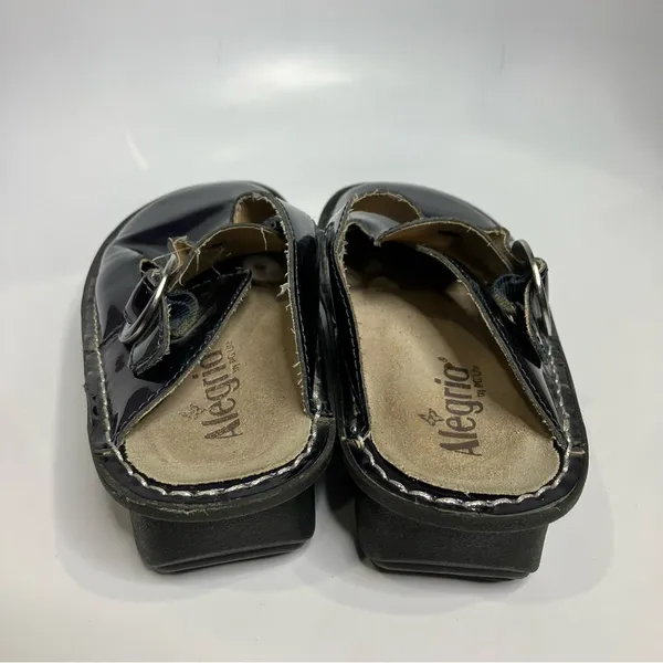 Alegria Donnadigo purple patent leather mules slip on shoes women’s‎ size 37 - Image 5