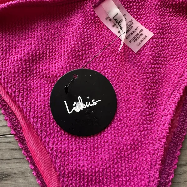 Lulus Magenta Swim Bottoms - Image 4