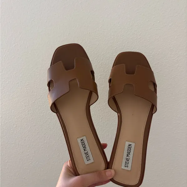 Steve Madden Hadyn Cognac Leather Sandals - Image 2