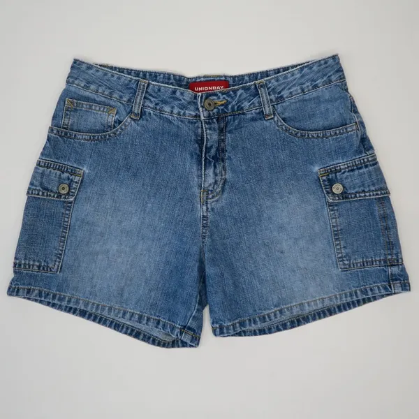 Vintage 90s Union Bay Denim Carpenter Shorts - Image 4