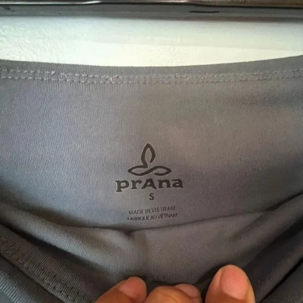 Prana Midrise Full Length Leggings Grey Size Small Activewear Yoga #1100 - Image 2
