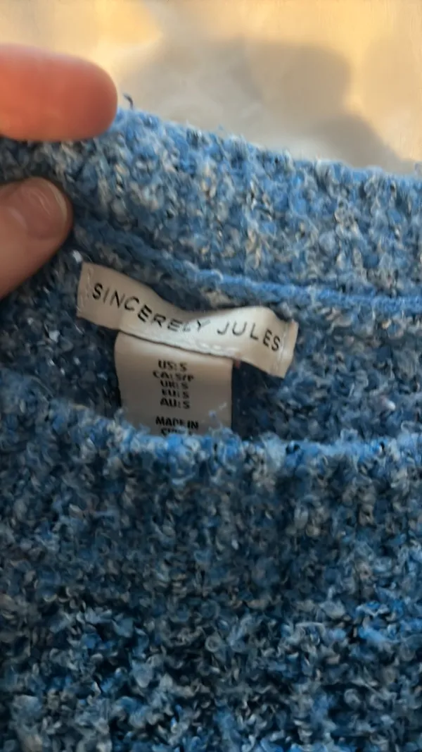 Blue sweater sincerely Jules  - Image 2