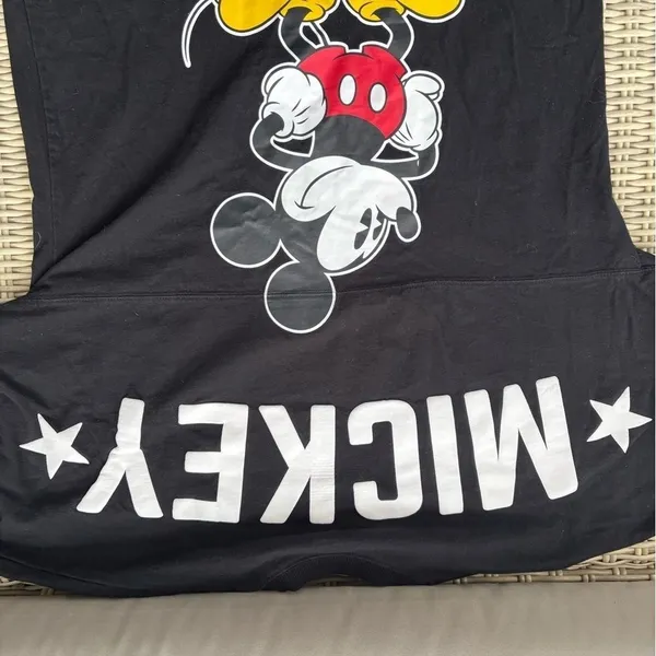 Disney Mickey Mouse Spirit Jersey medium‎ vacation beach travel oversized - Image 4