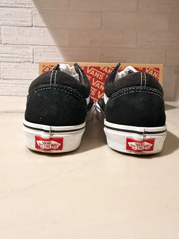 Vans Old Skool Low-Top Sneakers Black Skater Skateboard Retro - Image 7