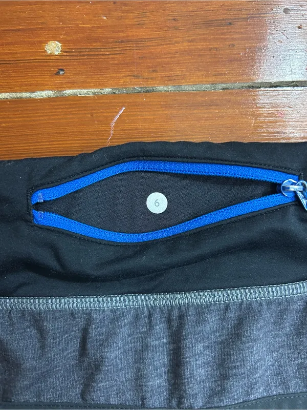 Lululemon Run Speed Shorts Women’s Sz 6 Heathered Black Running Athletic 👽🧡 - Image 7