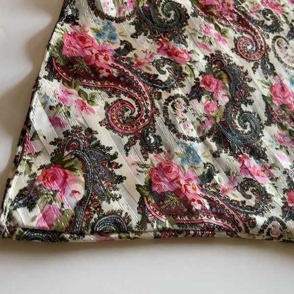 Vintage Y2K Victoria’s Secret Paisley Cami Top Women’s Size Large A11 - Image 9
