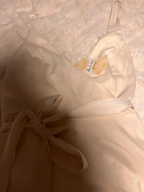 NWT Altar’d State Gold Champagne Romper Size Medium  - Image 6
