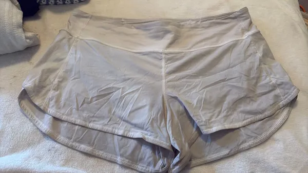 Lululemon White Speed Shorts - Image 4