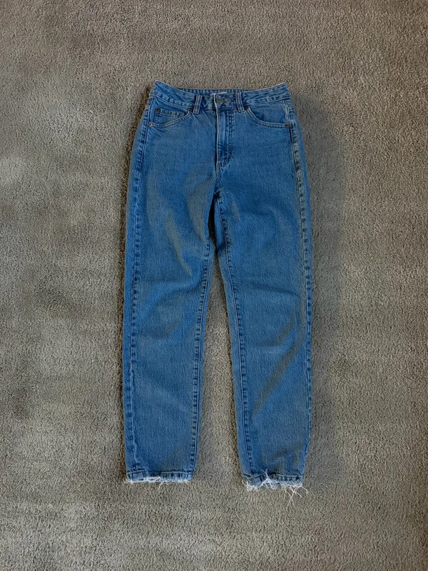 Garage Denim High-Rise Straight Leg Jeans – Size 0 - Image 2