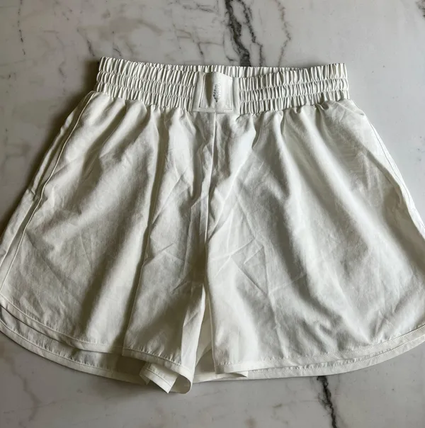 Free People Movement White Long Shorts - Image 2