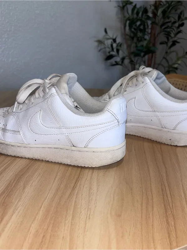 Nike Air Force Classic White Low-Top Sz 8 Sneakers - Image 4