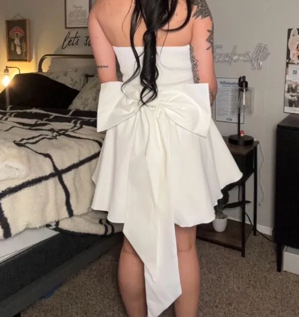 White mini dress SHEIN  - Image 2