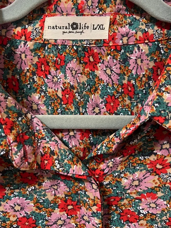 Natural Life Talulah Oversized Floral Maxi Dress L/XL - Image 2