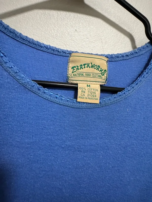 Cotton tshirt Blue Size M - Image 2