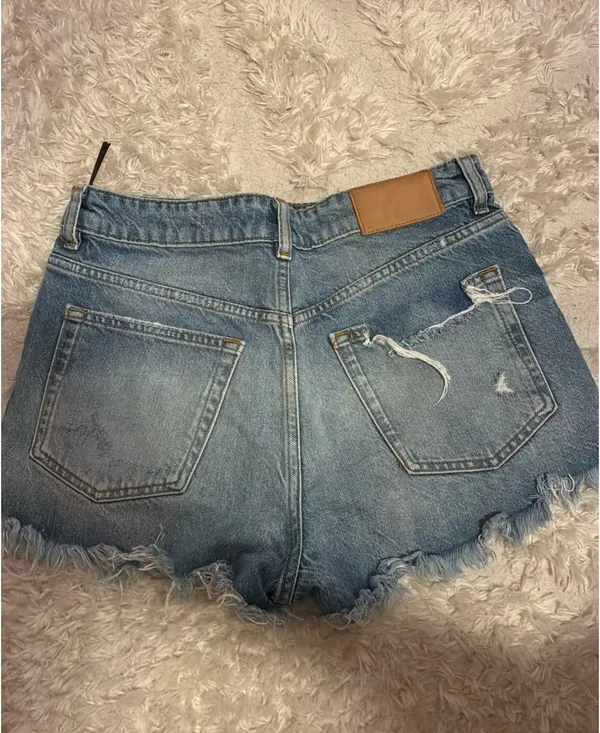 ZARA Distressed Jean shorts  - Image 2