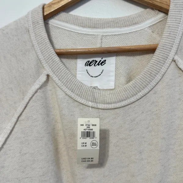 NEW Aerie Oversized Sweatshirt Size Medium NWT - Image 4