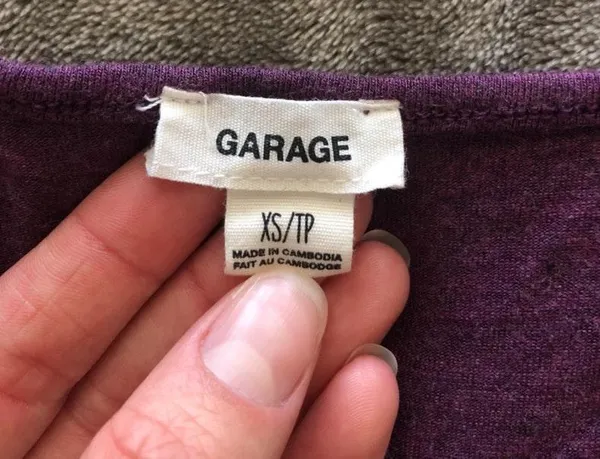 Garage Cold Shoulder Crop Top - Image 4