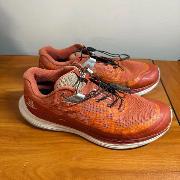 Salomon Ultra Glide Womens Trail Running Shoe Outdoor Mecca Orange/Red ‎ Sz 11 - Image 7