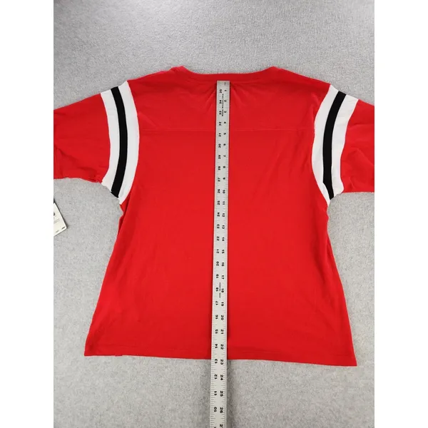 Fanatics NWT Wisconsin Badgers Short Sleeve Jersey T-Shirt Football Youth XL Womens Small - Image 10