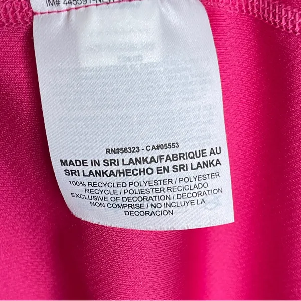 Nike Women's Bright Pink Short Sleeve Tee - Image 6