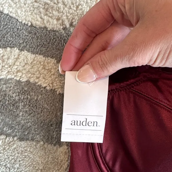 Auden Deep Red Bustier Bra Size M - Image 4