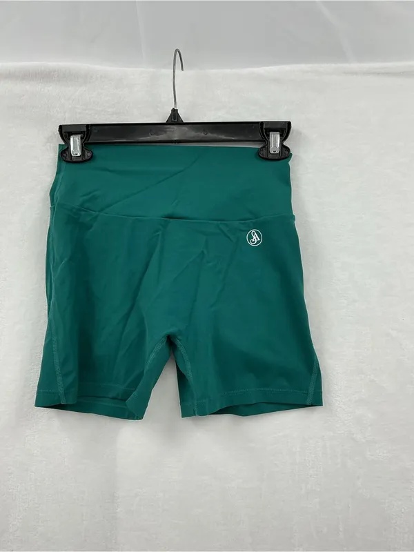 Allure High-Waist Bike Shorts in Deep Teal 982 - Image 2