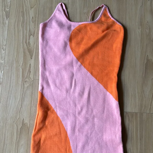 Geometric Dress Pink - Image 2