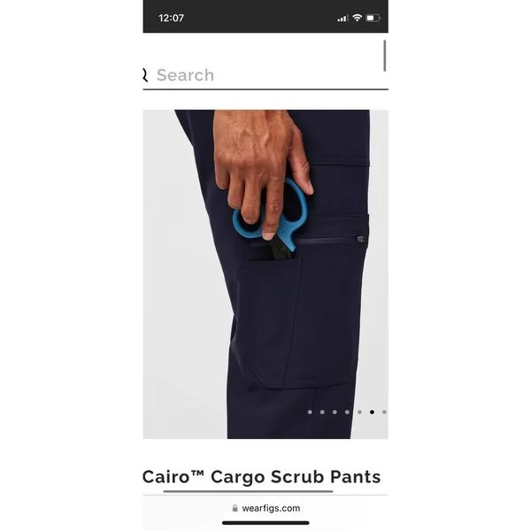 Figs Cairo™ Cargo Scrub Pants X-Large’s navy - Image 4