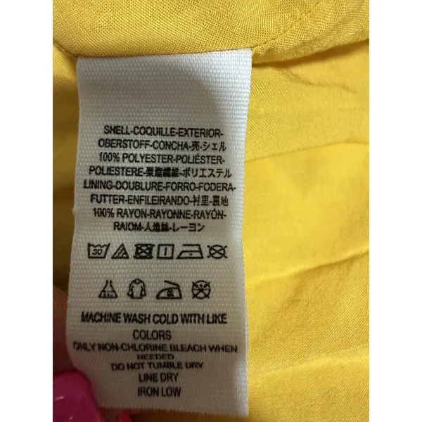 Free‎ People Lost In You Floral Midi Dress Yellow Women's Size Small - Image 11
