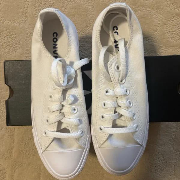 Brand new white converse - Image 2
