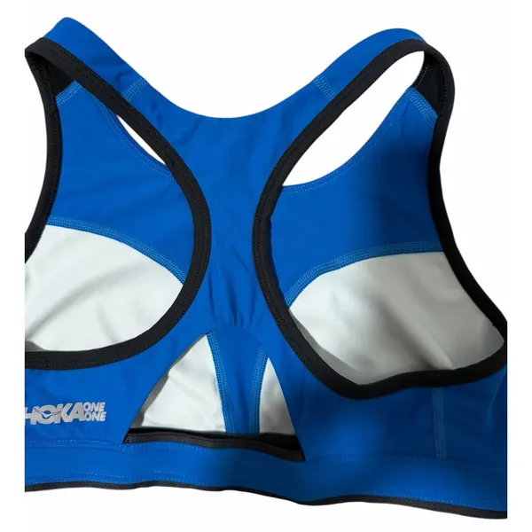 Hoka One‎ One Performance Sports Bra Blue Women's Size Medium - Image 4