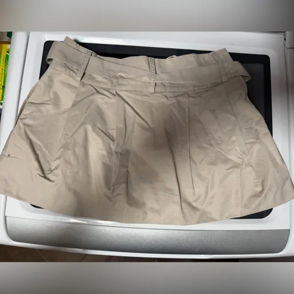 Peppermayo Mooncharged Mini Skirt Mushroom Grey Belted Size 6 NWT - Image 4
