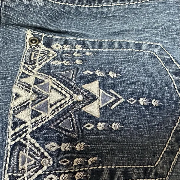 Wilfred Heart Jeans Women’s 28 X 31 Bootcut Western Rodeo Embroidered Retro Y2K - Image 4