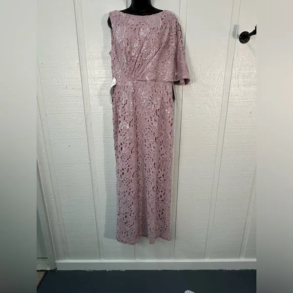 JS Collections Arabella Pink Purple Gown Size 12 NWT - Image 2