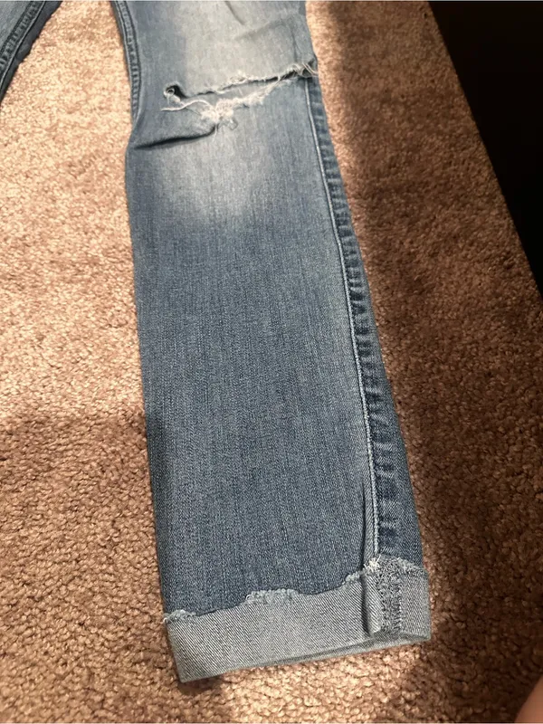 Hollister Distressed Skinny Jeans Size 7 0617 - Image 2