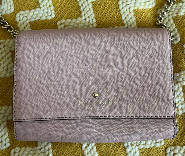 Kate Spade Pink Leather Cross Body Purse - Image 2