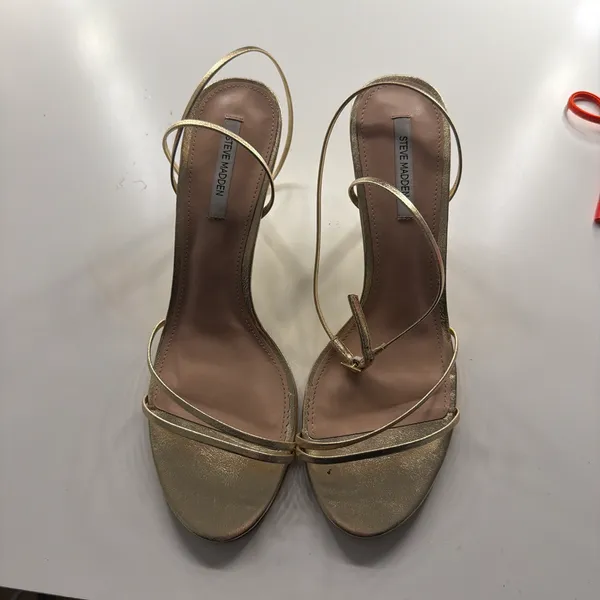 Steve Madden Heels Gold Strappy - Image 2
