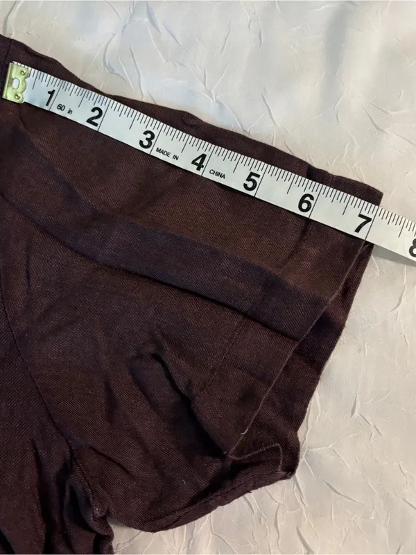 Women’s y2k button down short sleeve in plum | Women’s M - Image 14