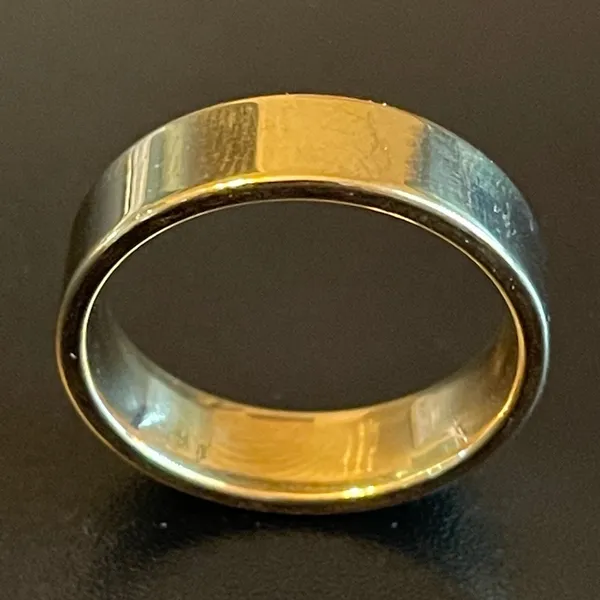 5mm gold stainless steel ring size 11.5 - Image 2