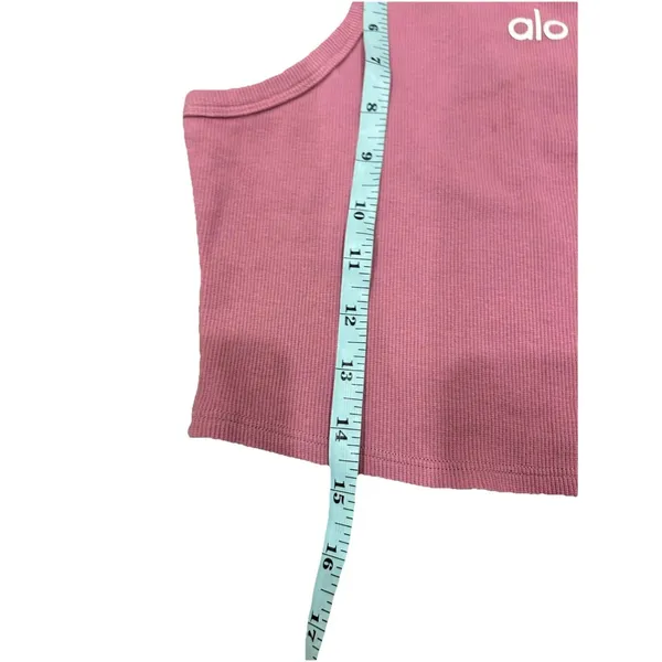 Alo Yoga Aspire Tank Pink Wild Rose S Athleisure - Image 4