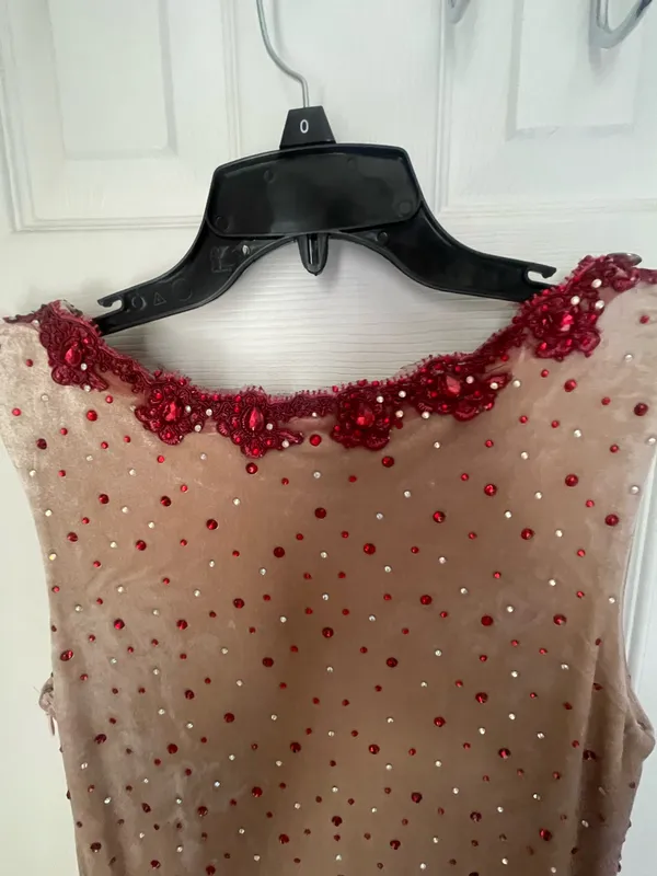 NWT Burgundy Whimsigoth Homecoming Gown Size 10 - Image 8