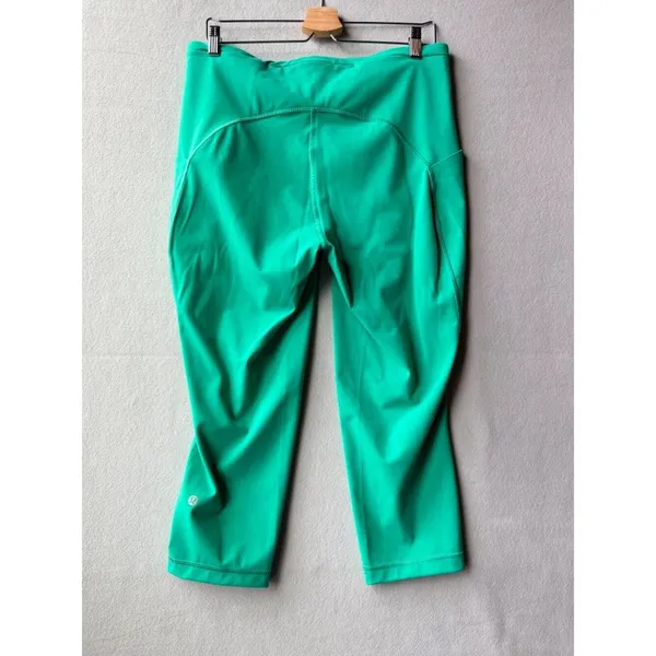Lululemon Swift‎ Speed High-Rise Crop 21" Emerald Ice Size 14 - Image 7