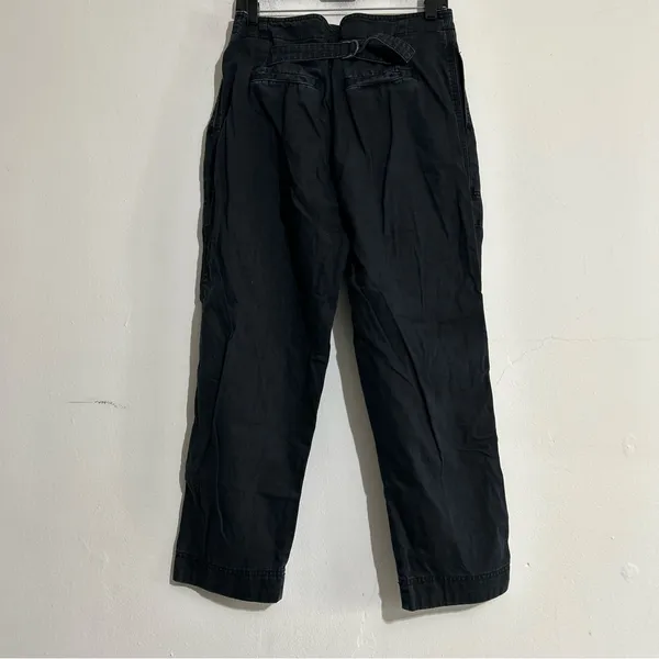 Free People Boyfriend Chino Utility Pants Black Size 6 - Image 4