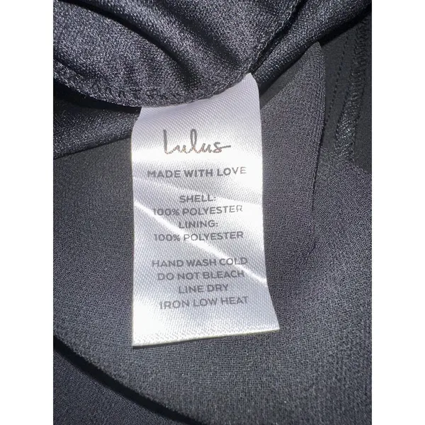 Lulus Tier and Now Black Tie-Back Tiered Maxi Dress Size Small - Image 4