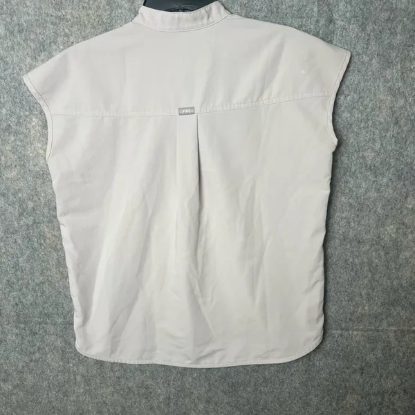 Figs Technical Collection Woman Size XXS beige‎ scrub Top with logo - Image 3