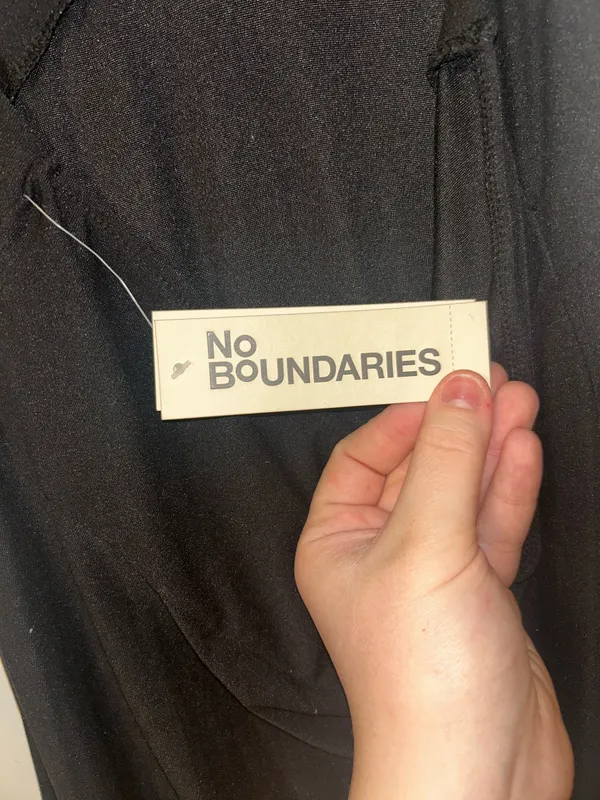 No Boundaries Black Halter Maxi Dress - Image 6